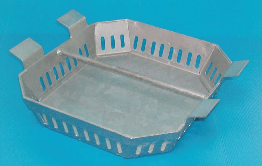 Eimer und Schmutzfänger 458 x 240 mm – passgenauer Schmutzfänger aus Metall für langlebige Entwässerungslösungen im Außenbereich