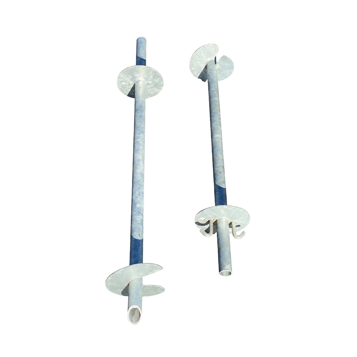 Folientunnelanker und Rohranker zur stabilen Verankerung von Folientunneln, Gewächshäusern und leichten Konstruktionen im Boden